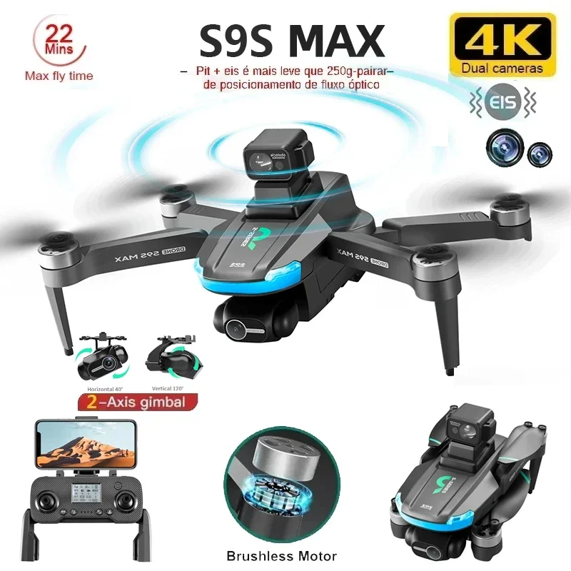 Drone Camera Lens - جديد S9S ماكس طائرة صغيرة بدون
