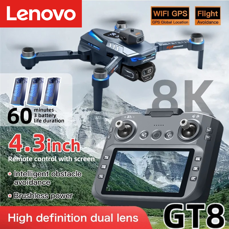 Drone Camera Lens - طائرة لينوفو GT8 بدون طيار احترافية