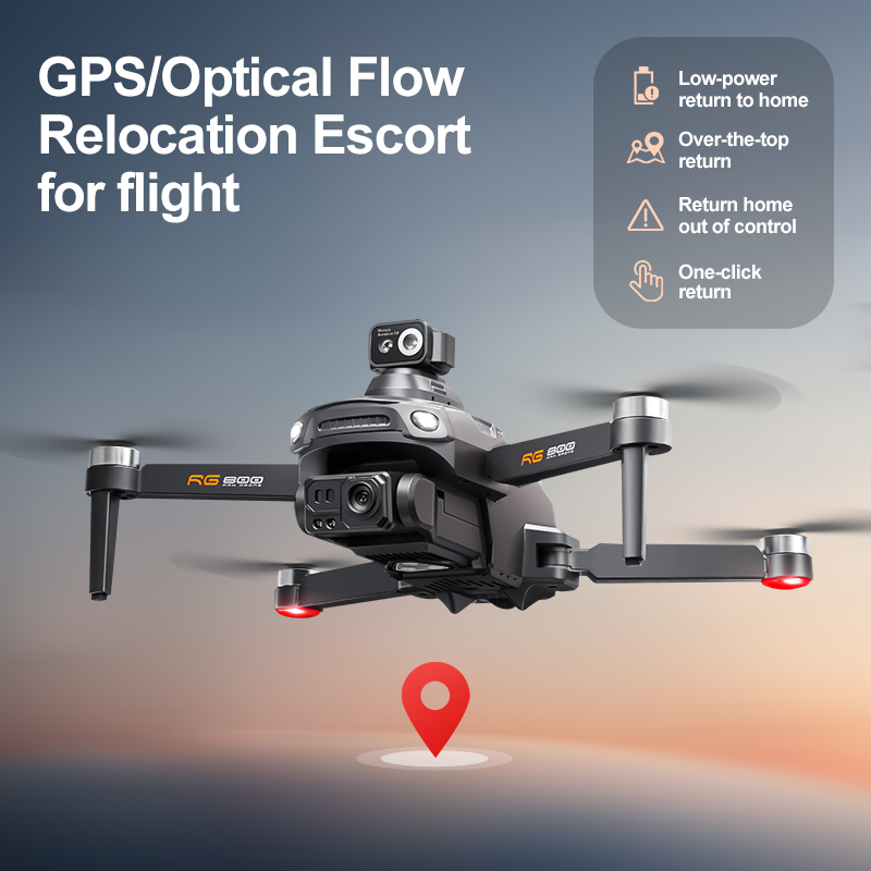 طائرة بدون طيار RG800 MAX مع ن - مراجعة Drone Camera Professional وسعره