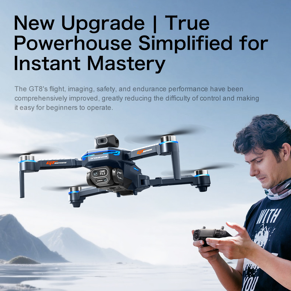 طائرة لينوفو GT8 بدون طيار احت - مراجعة Drone Camera Lens وسعره