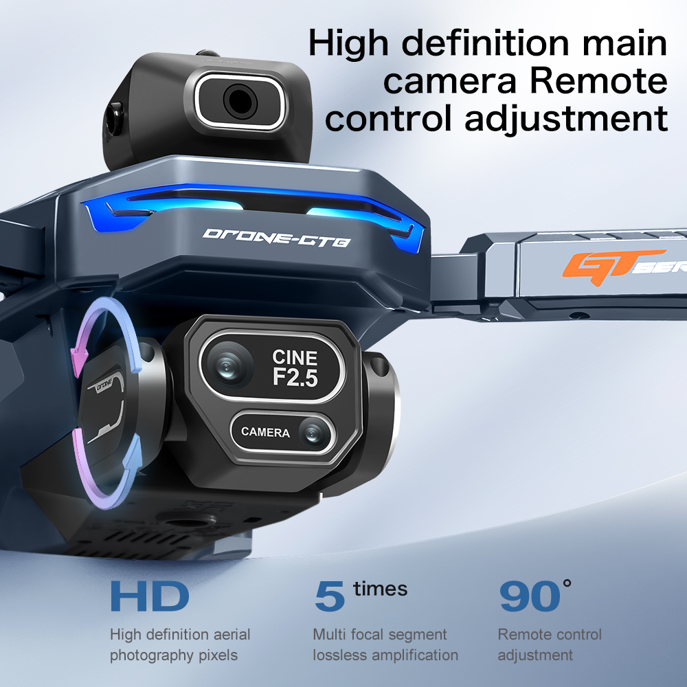 طائرة بدون طيار GT8 HD الجديدة - مراجعة Drone Camera Professional وسعره