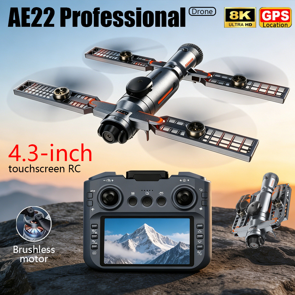 طائرة بدون طيار AE22 PRO MAX ا - مراجعة Drone Camera Waterproof وسعره